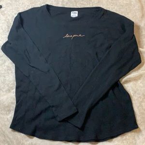 Victoria’s Secret pink black sweater size large